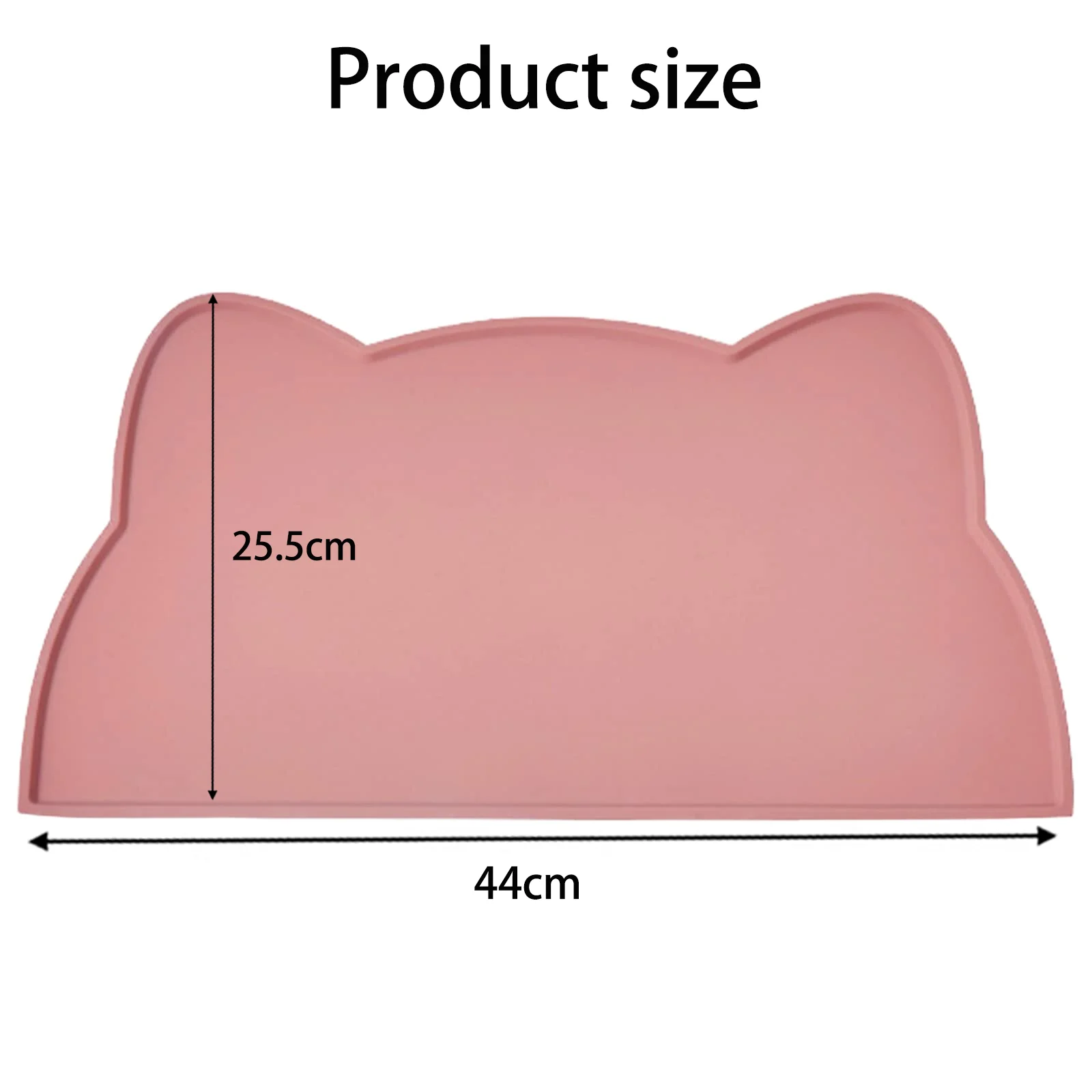 Tapete de Silicone para Cães e Gatos 25,5x44cm com Borda Elevada - Image 5