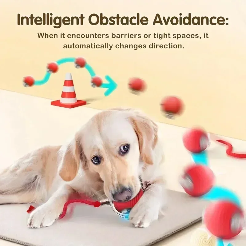 Brinquedo Bola para Gatos Recarregável USB com Sensor de Obstáculos - Imagem 5