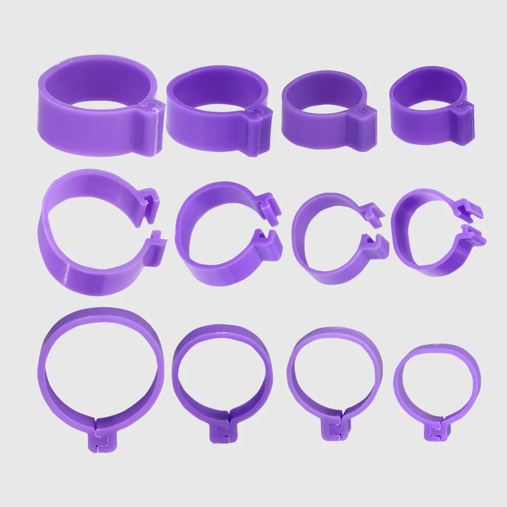 Anéis de Identificação para Aves 16mm 60 Peças com Fecho Clip-on - Imagem 4