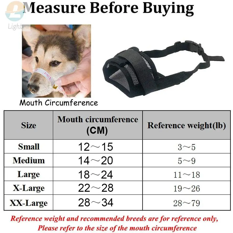 Focinheira para Cães de Nylon Ajustável com Malha Respirável - Image 5