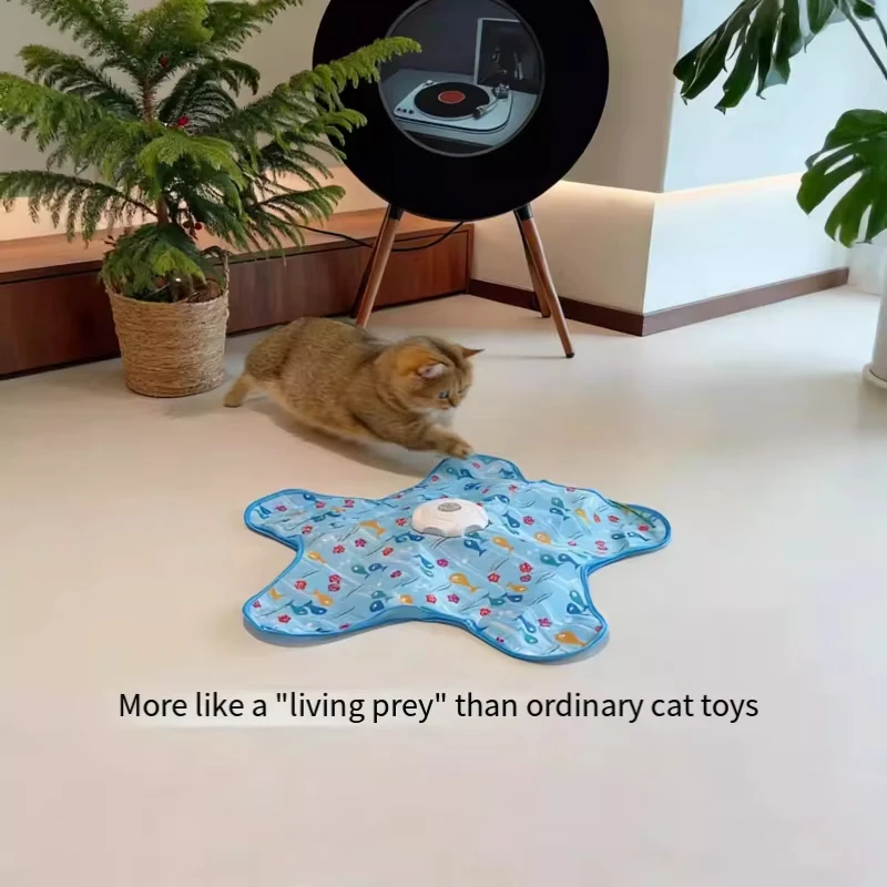 Brinquedo Interativo para Gatos Recarregável USB com Vareta Giratória - Imagem 2