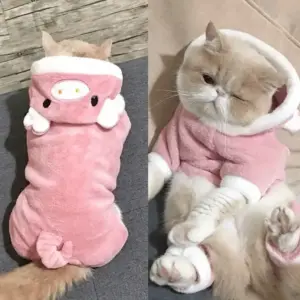 macacão pijama para cães e gatos pequenos