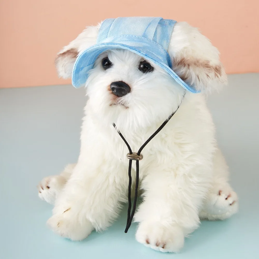 Boné para Cães com Furos para Orelhas e Cordões Ajustáveis - Imagem 5