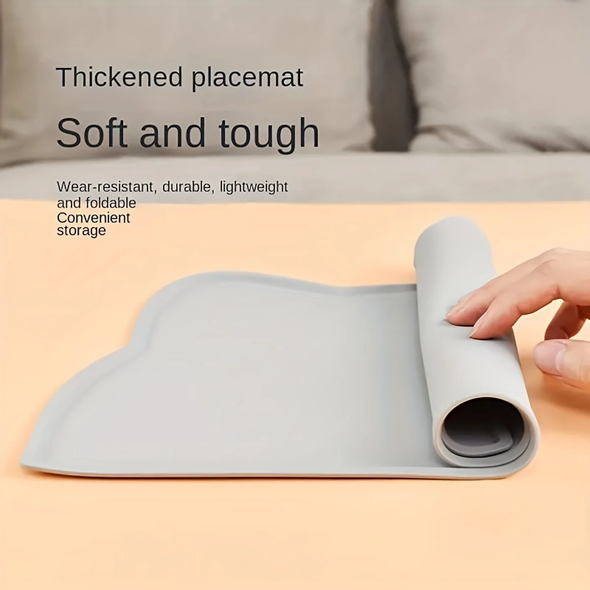 Tapete para Alimentação de Pets de Silicone Antiderrapante - Imagem 4