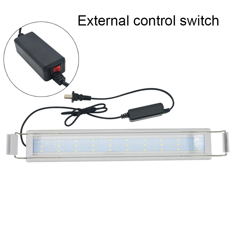 Iluminação LED para Aquário 8W Azul e Branco com Suporte Ajustável - Imagem 4