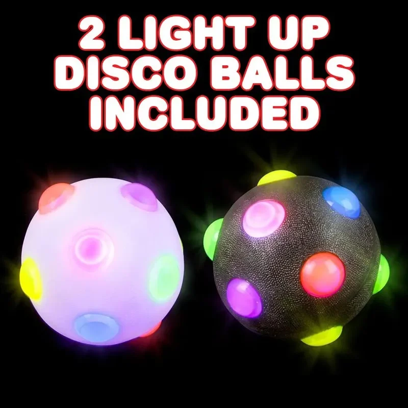 Brinquedo Bola LED para Cães e Gatos Pequenos Elástica Brilhante - Imagem 2
