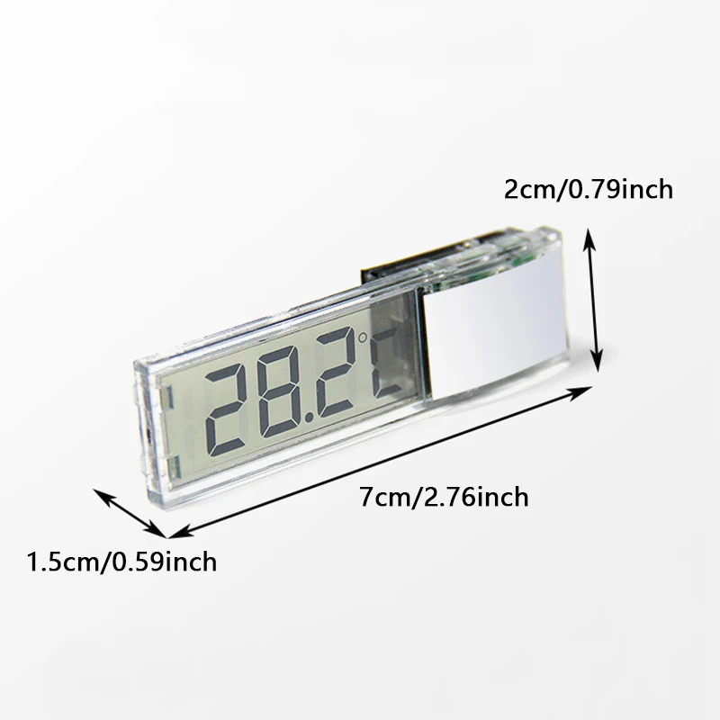 Termômetro Digital LCD para Aquário Externo Mede Temperatura - Imagem 4