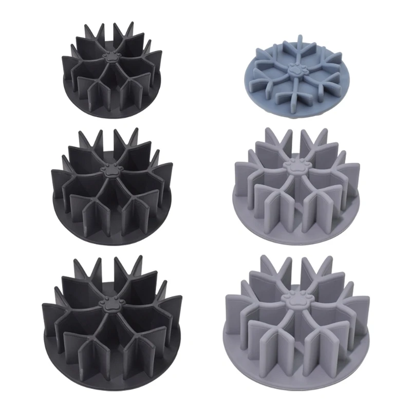 comedouro lento de silicone para cães