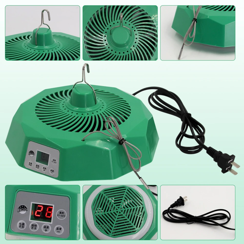 Lâmpada de Aquecimento para Aves e Pets 220V com Controle de Temperatura - Imagem 5