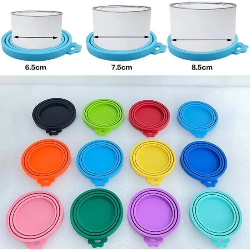 Tampa de Silicone para Lata de Ração de Cães e Gatos com Colher - Imagem 5