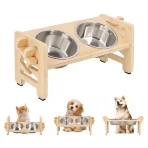 comedouro elevado para cães e gatos