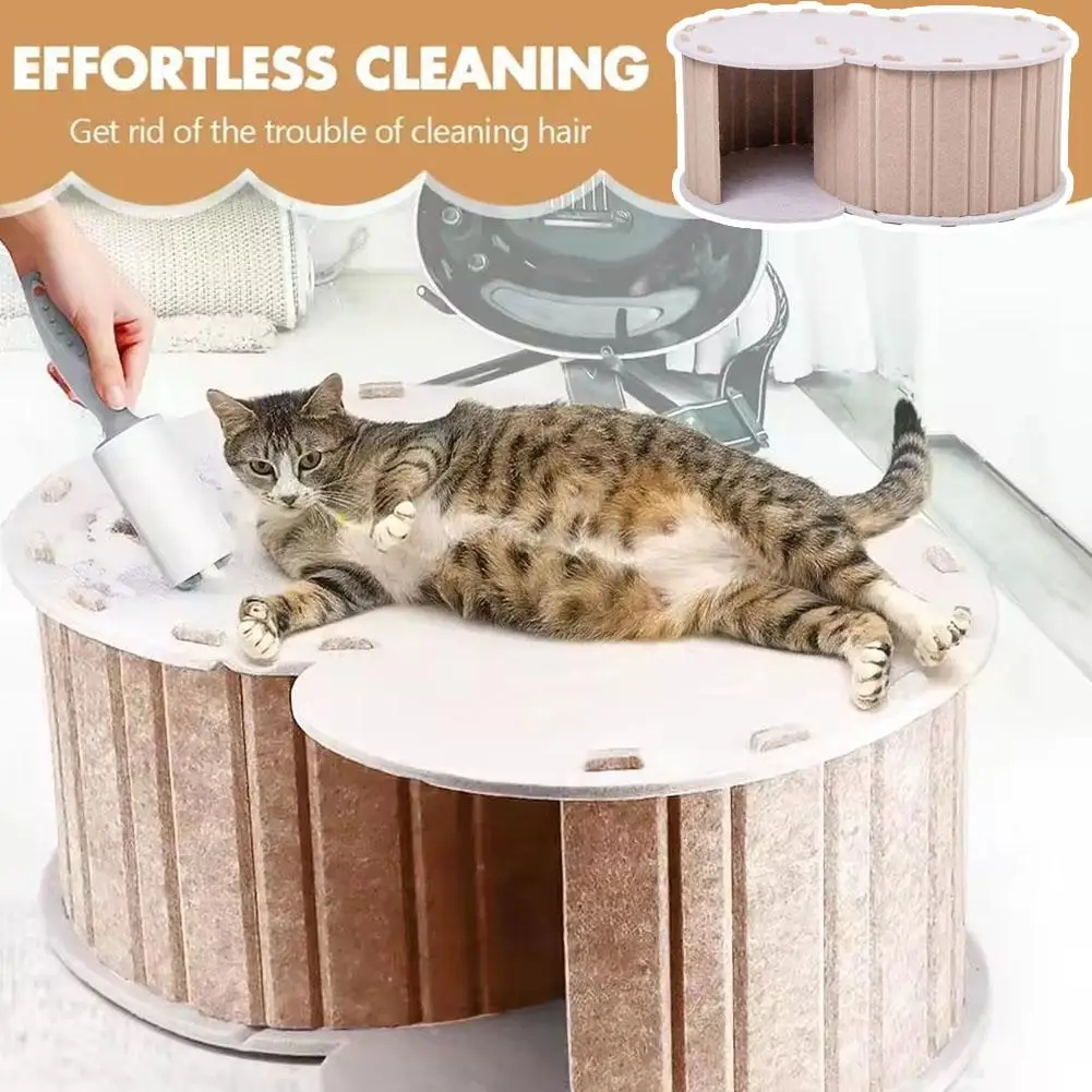 túnel cama para gatos dobrável