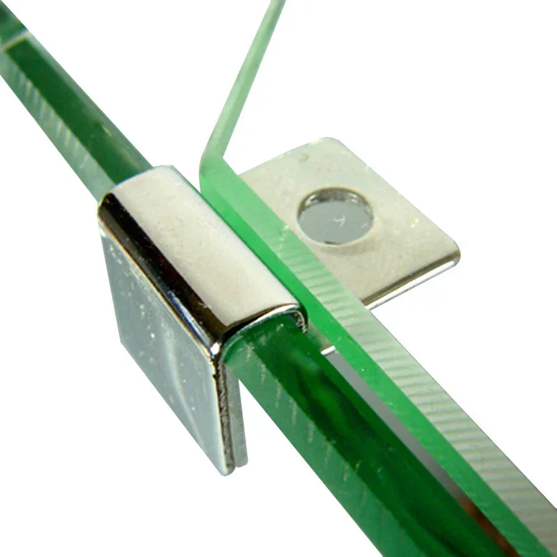 Clipes para Aquário de Aço Inoxidável 4 Peças para Vidro de 5 a 15 mm - Imagem 2