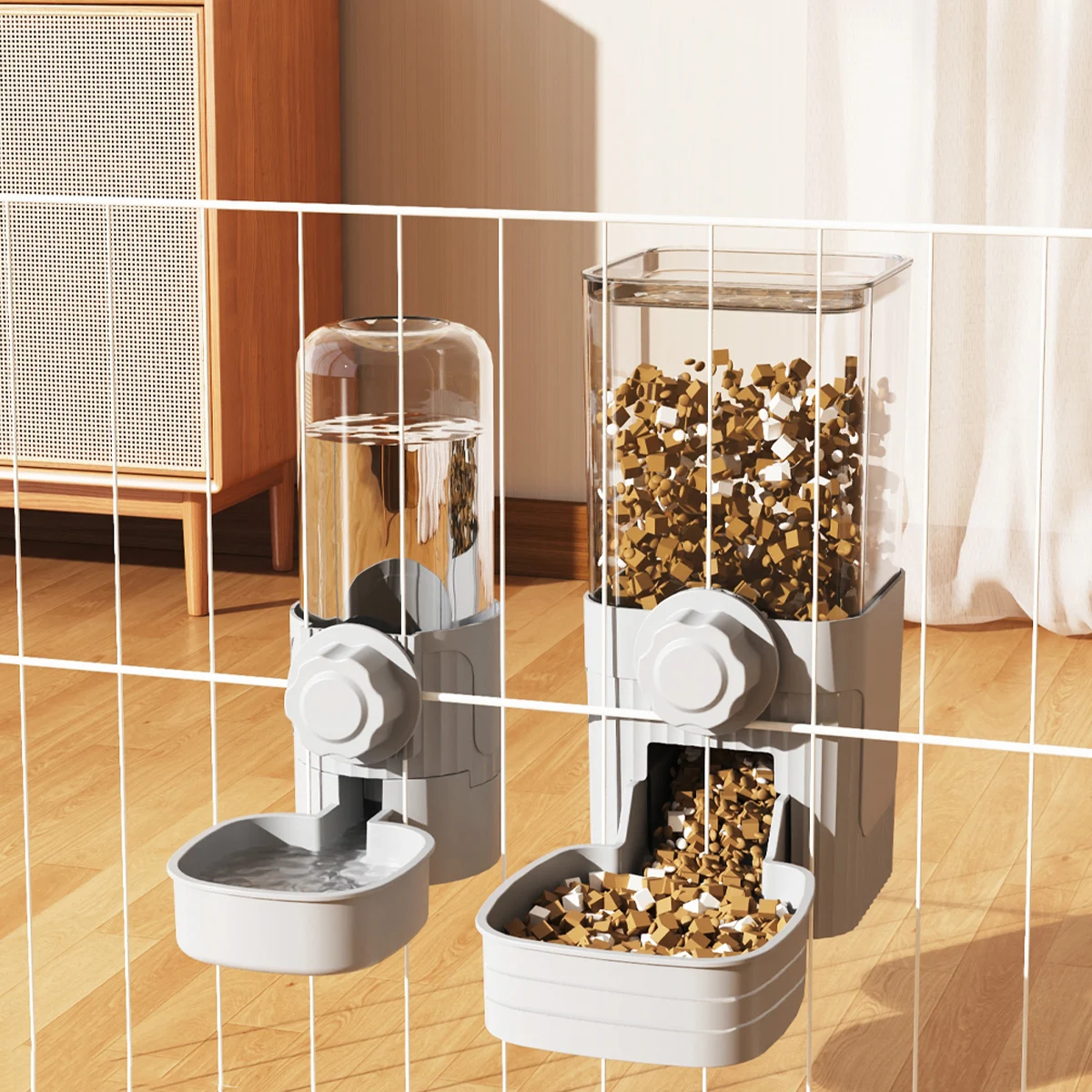 Alimentador Automático para Cães e Gatos Pequenos com Tigela Suspensa - Imagem 6