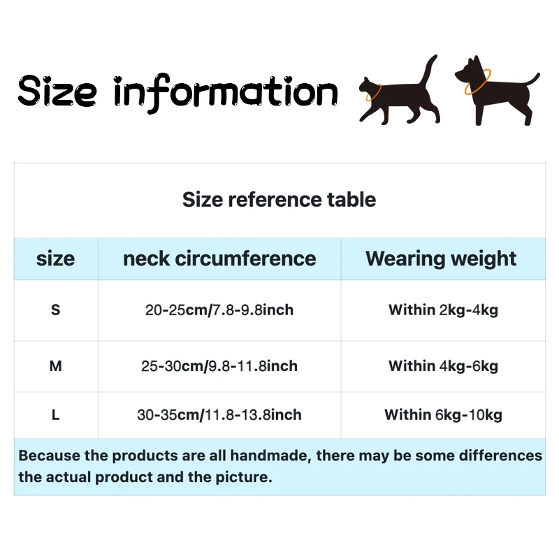 Coleira de Tricô para Gatos e Cães Pequenos com Flor e Sino - Image 6