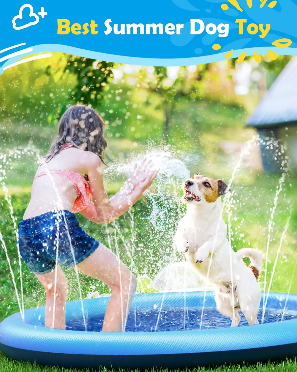Tapete de Água para Cães com Sprinkler Grosso Antiderrapante - Image 4