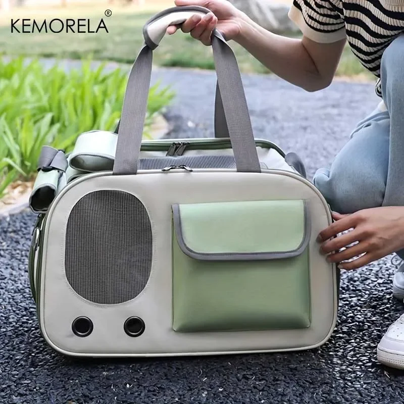 Bolsa de Transporte para Cães e Gatos Pequenos Portátil para Viagem - Imagem 4