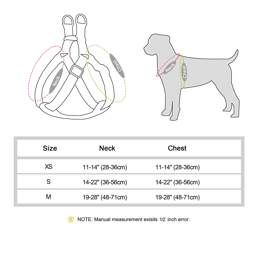 Coleira Peitoral Refletiva de Nylon para Cães com Alças Ajustáveis - Image 6