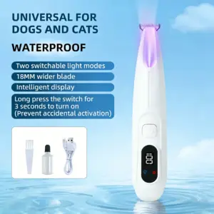 aparador de pelos para cães e gatos com luz