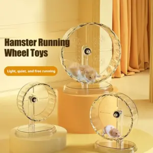 roda de exercício para hamster transparente silenciosa