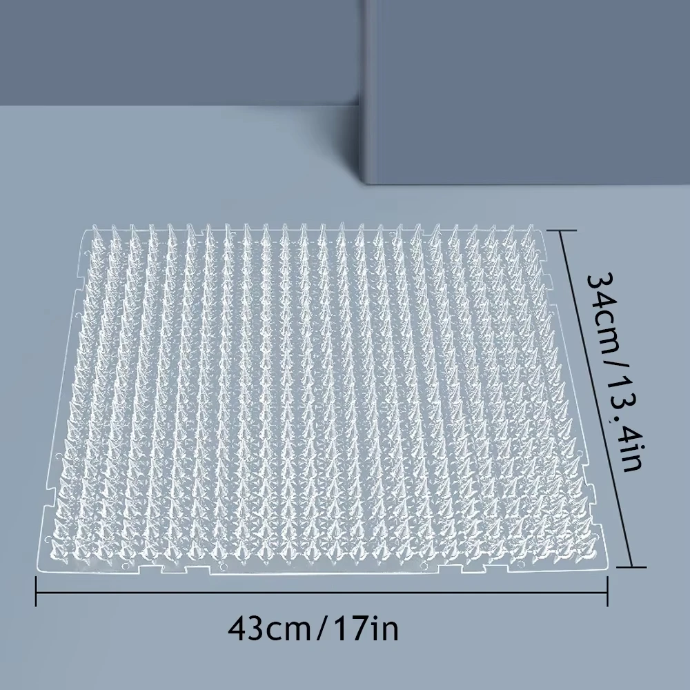 Tapete Anti-Gato Transparente de PET 34x43cm para Proteção de Sofás - Image 2