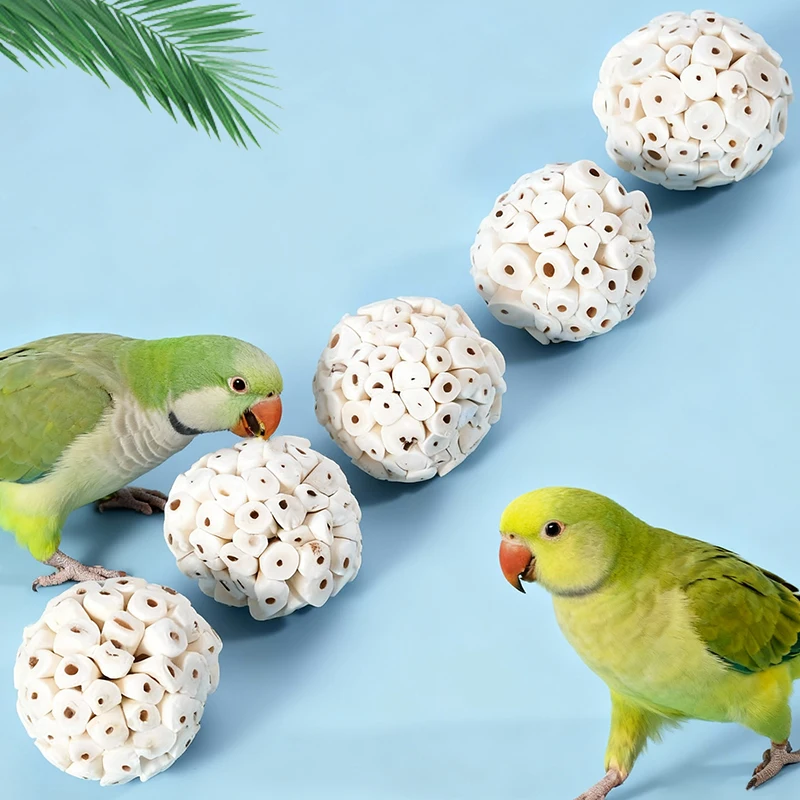 Brinquedo de Madeira para Pássaros e Papagaios para Escalar e Bicar - Imagem 2
