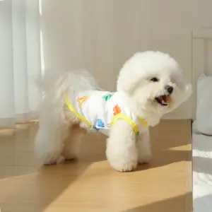 colete fino e respirável para cães e gatos