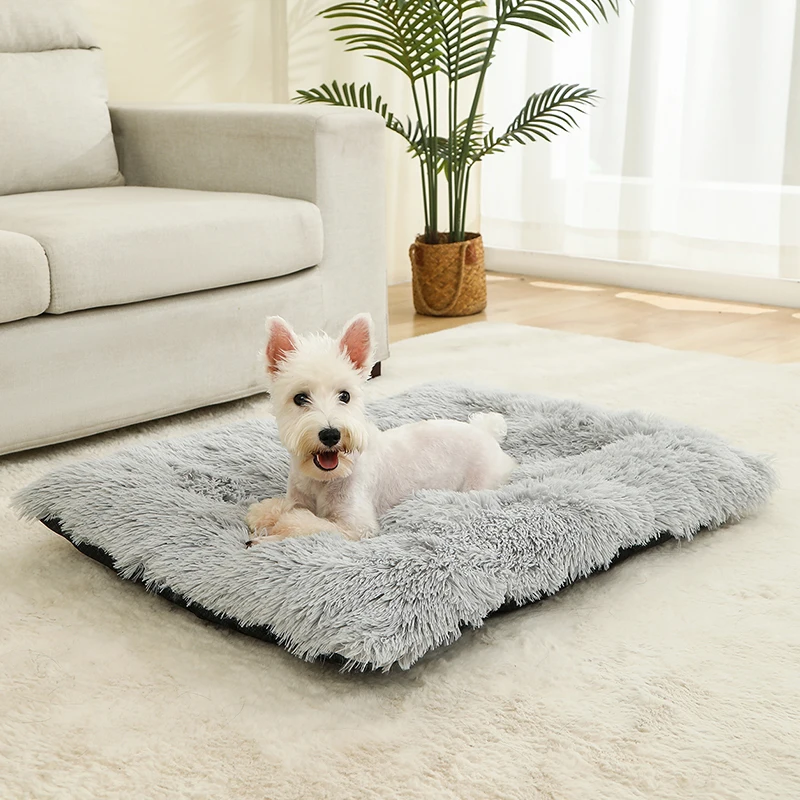 Cama Sofá para Cães e Gatos de Pelúcia Longa e Macia - Imagem 4