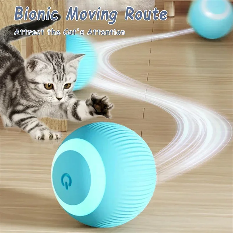 bola interativa para gatos recarregável