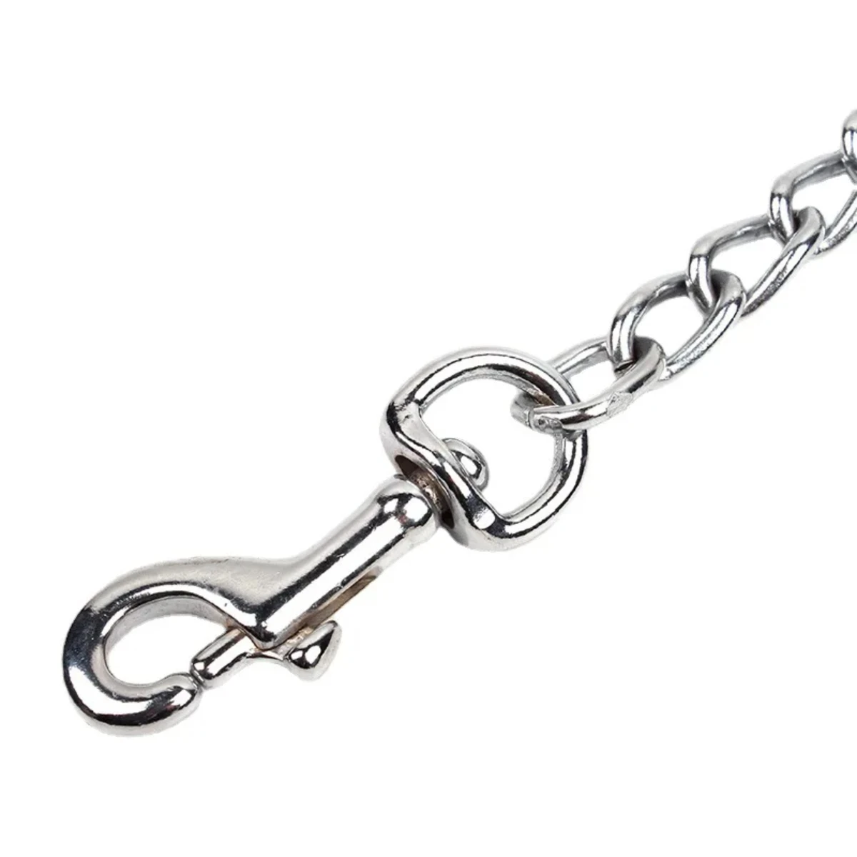 Trela de Aço Inoxidável para Cães Grandes Anti-Mastigação - Image 6