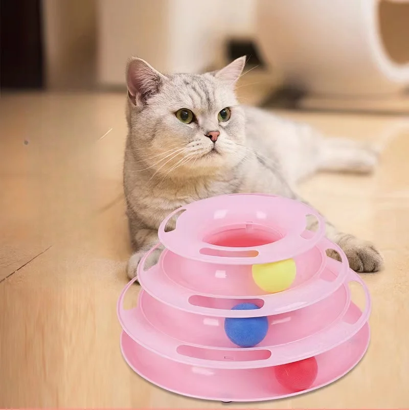 Torre de Brinquedo para Gatos com 4 Níveis e Bolas Giratórias - Imagem 4