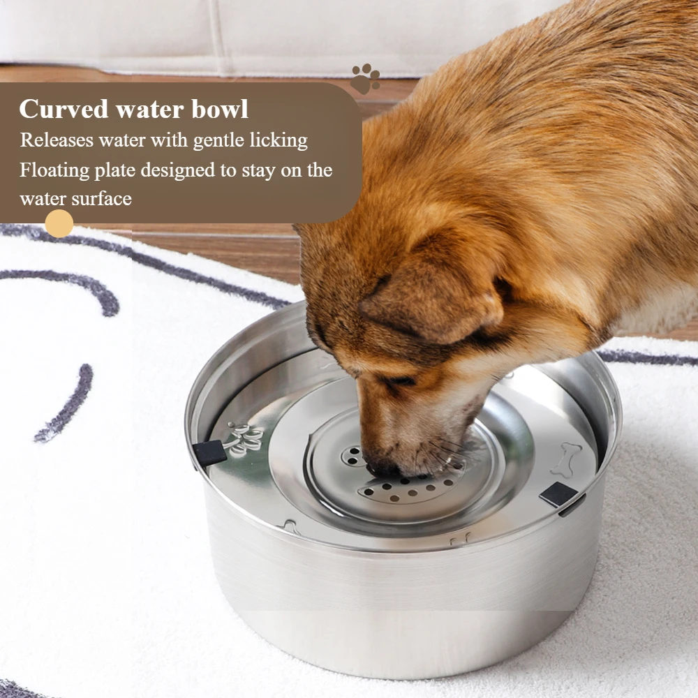 Tigela para Cães em Aço Inoxidável 304 Antiderrapante 3,5 L - Image 2