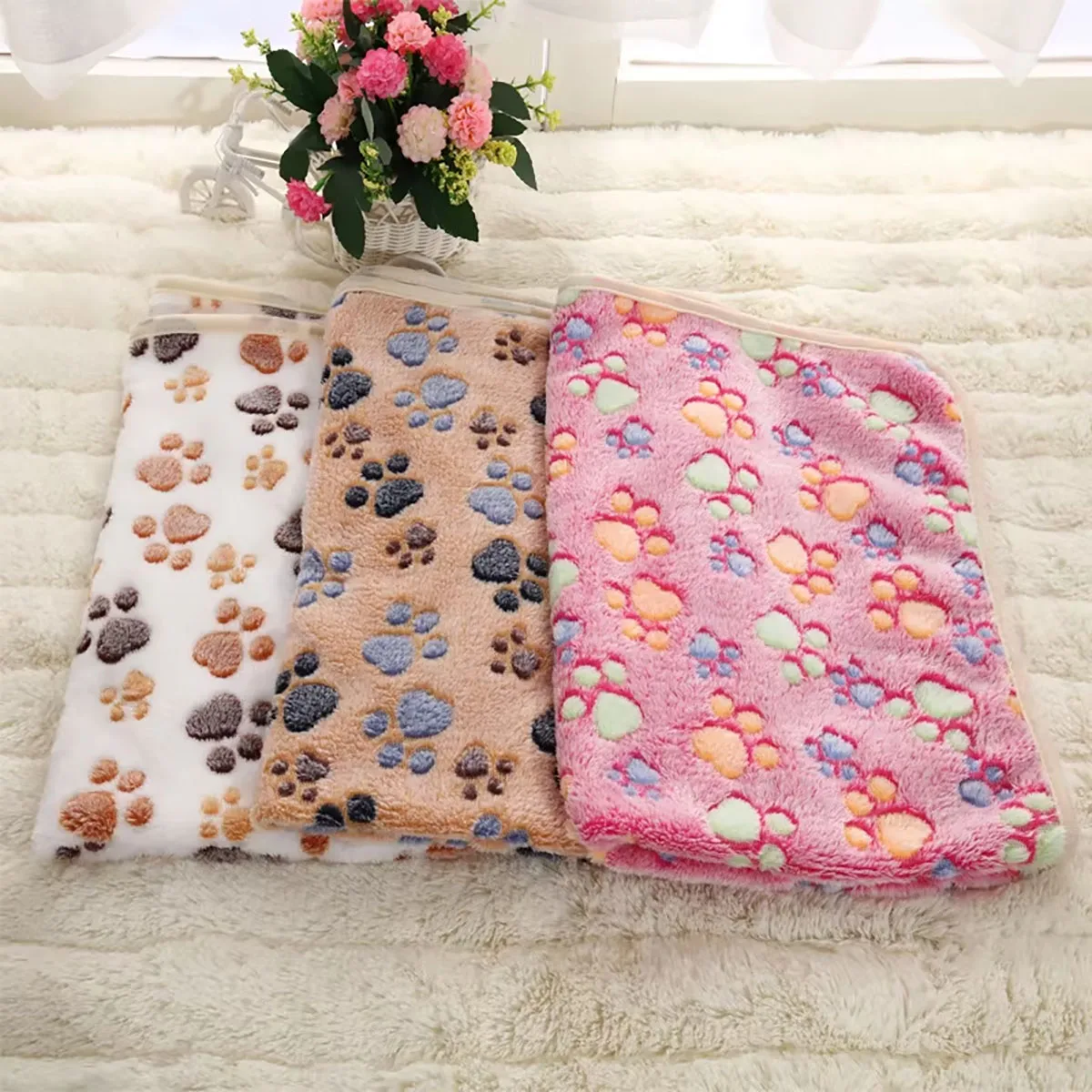 cobertor para pets estampa patas