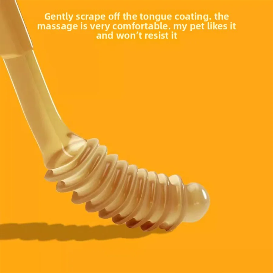 Escova de Dentes para Cães e Gatos de Silicone Macio 2 Peças - Imagem 4
