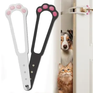 trava de porta ajustável para gatos