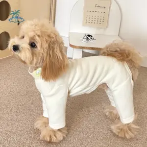 macacão de fleece para cães