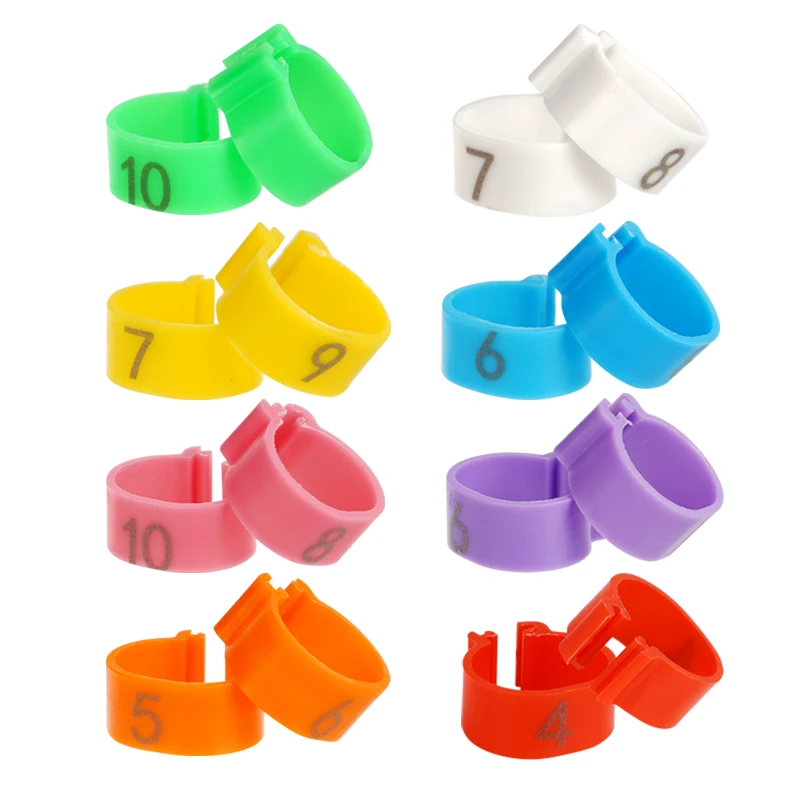 Anel de Perna para Aves 16mm/20mm com Numeração para Identificação - Imagem 3