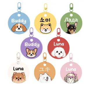 etiqueta de identificação para cães e gatos