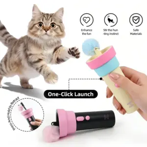brinquedo elétrico para gatos recarregável USB