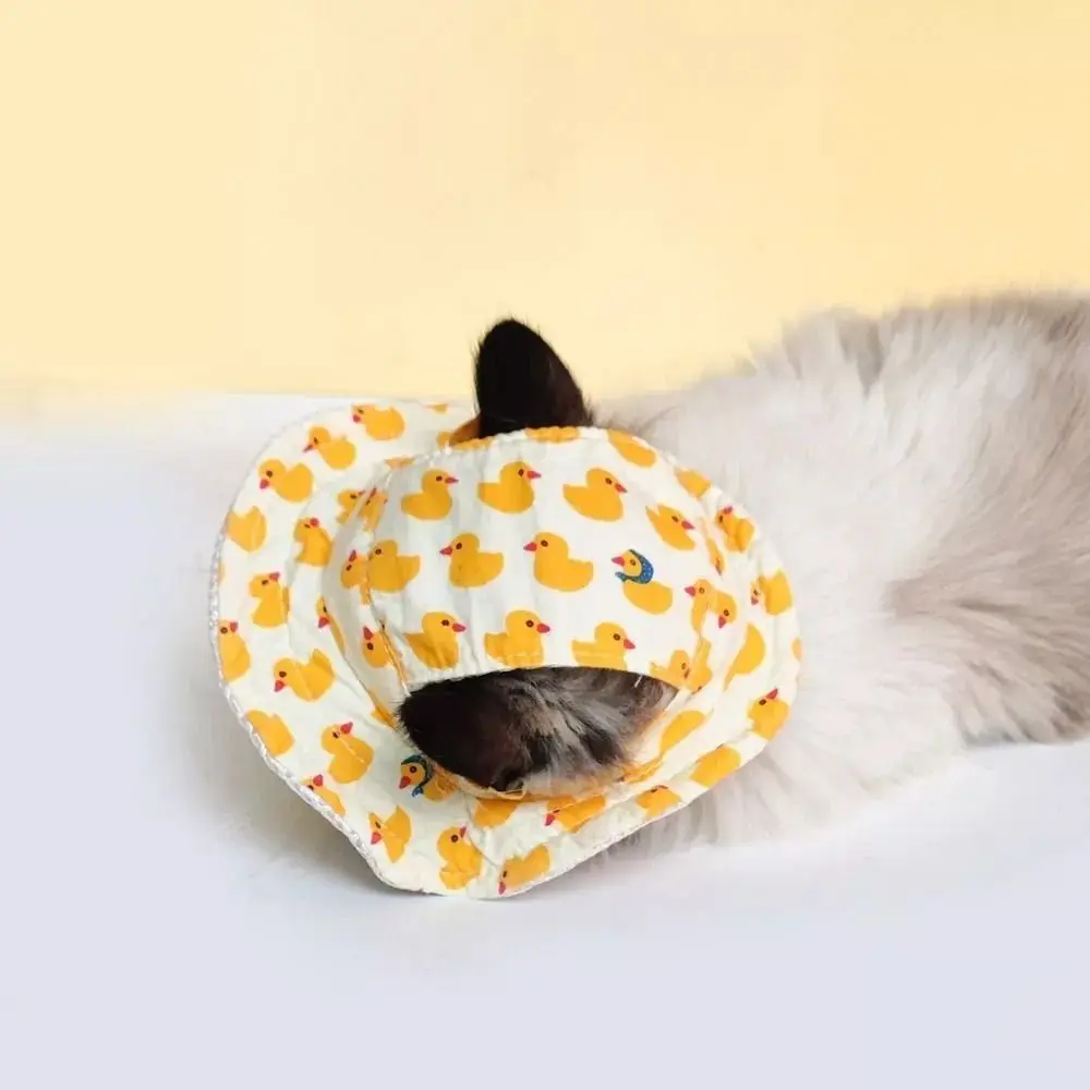 Chapéu de Sol para Cães e Gatos de Poliéster Ajustável - Imagem 4
