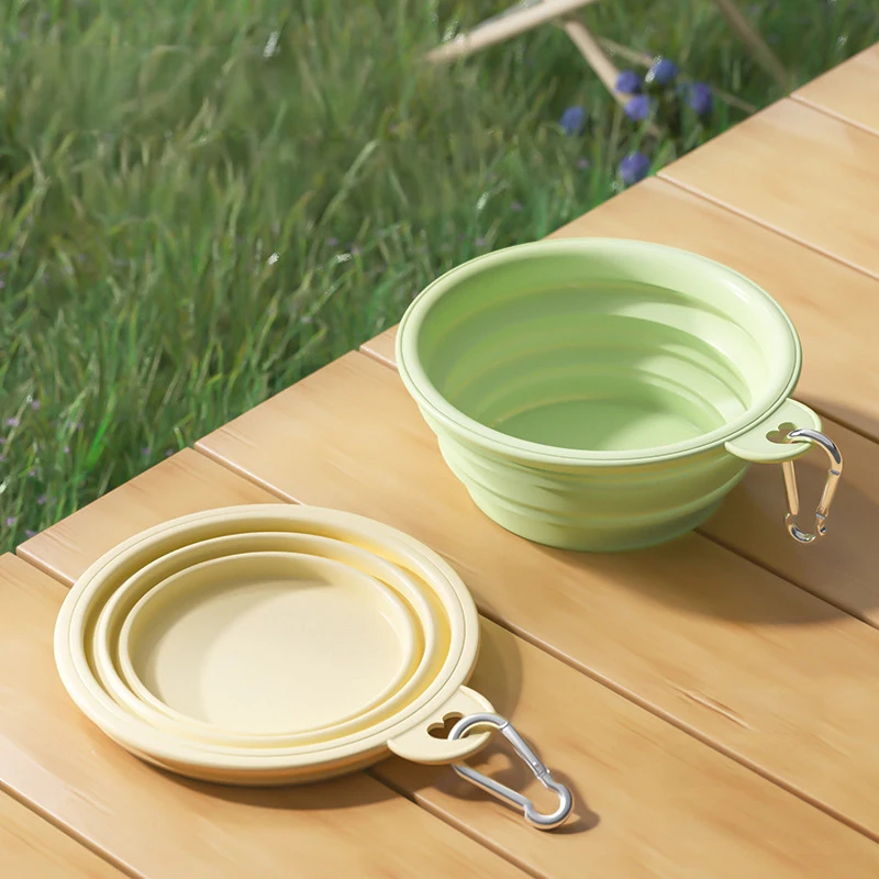 Tigela Dobrável para Cães e Gatos de Silicone para Viagem - Imagem 5
