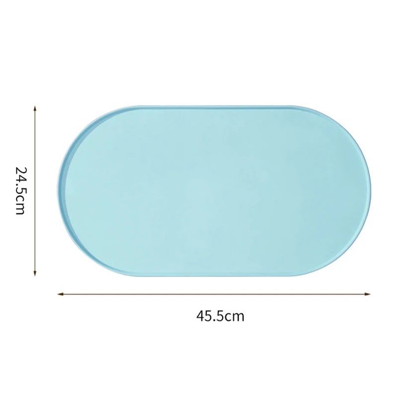 Tapete de Alimentação para Cães e Gatos de Silicone 45.5x24.5cm Impermeável - Imagem 6