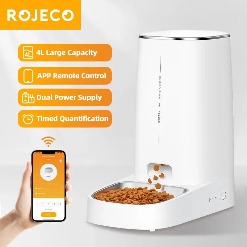 alimentador automático para gatos com wi-fi