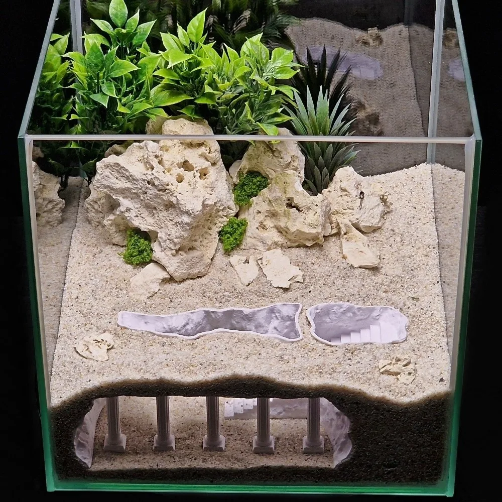 Caverna para Aquário de Plástico com Abrigo para Peixes - Imagem 5
