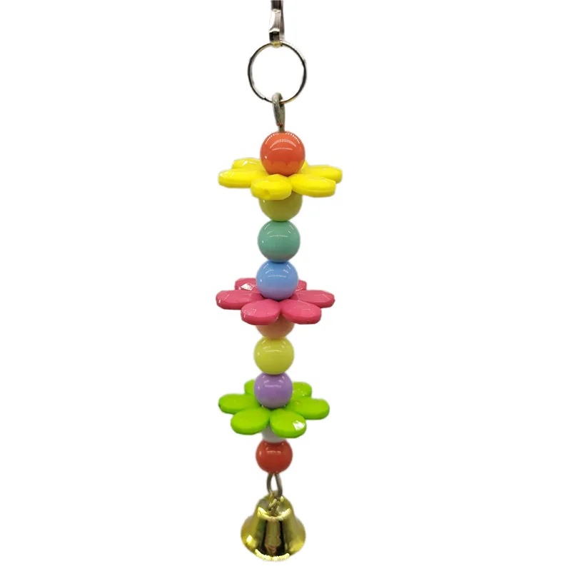 Brinquedo para Pássaros e Pequenos Pets de Acrílico com Sino - Imagem 5