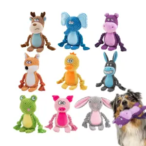brinquedo de pelúcia para cães com corda