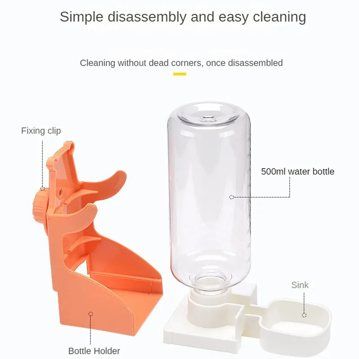 Bebedouro Suspenso para Pets com Ajuste de Altura e 500 ml - Imagem 4