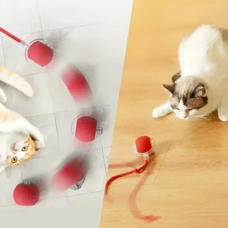 Brinquedo Bola para Gatos Recarregável USB com Sensor de Obstáculos - Imagem 3