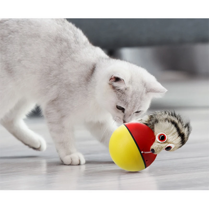 Brinquedo Bola Elétrica para Gatos com Doninha 82 mm - Imagem 2