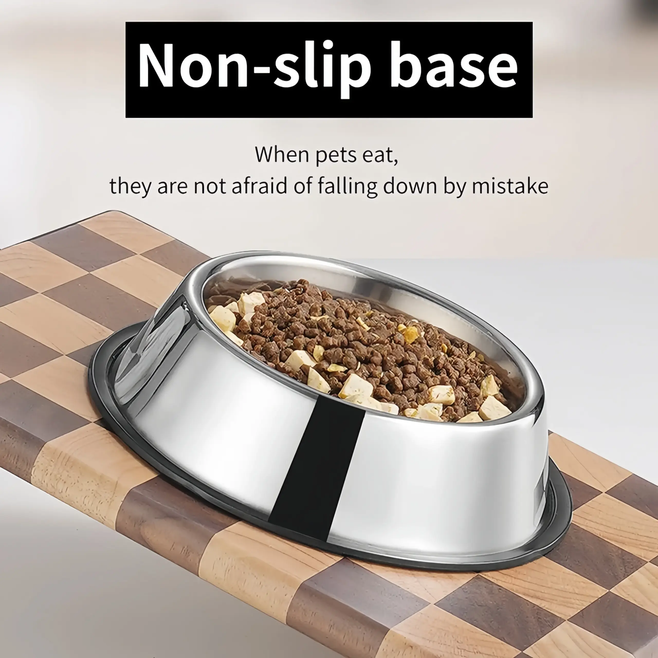 Tigela de Aço Inoxidável para Cães e Gatos Durável e Fácil de Limpar - Imagem 3